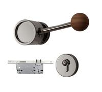 Generico Maniglie per Porte Interne con Serratura - Per Privacy Silenziosa Senza Chiave,Maniglia Con Serratura Per Interni,Per Bagno Camera Da Ingresso Interno Casa