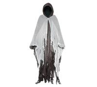Generico Mantello Cappuccio Nero Rosso, Mantello con Cappuccio Mantello da Vampiro per Adulti, Lungo Mantello Costume di Halloween Carnevale Capo Masquerade