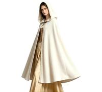 Generico Mantello Medievale Unisex Velluto Raso Mago Cosplay | Velluto, Raso, Fodera Morbida, Feste a Tema, Autunno, Comodo, Leggero, Facile Da Indossare