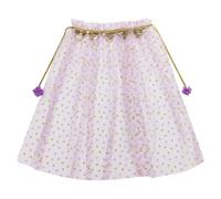Generico Mantello Principessa Bambina - Sciallo In Mesh Allacciato Per Bambini Costumi per bambini Costume per Feste con Lacci e Cappuccio Elegante