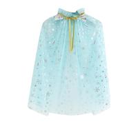 Generico Mantello Principessa Bambina - Sciallo In Mesh Allacciato Per Bambini Costumi per bambini Costume per Feste con Lacci e Cappuccio Elegante