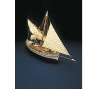 Generico - Mantua Model 744 - SANTA LUCIA - 1:30 - Leudo Siciliano - Kit completo di montaggio in legno e metallo da assemblare - NON include Vele