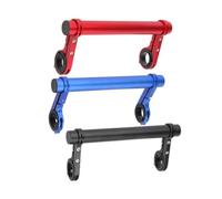 Generico Manubrio della Bicicletta Staffa estesa Faro della Bici Barra di Montaggio Rack for Computer Supporto in Fibra di Lega 10/20/30 cm(30 Black)