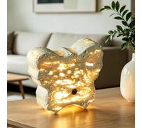 Generico Marble Lamp Touch Light,Rechargeable 3-Color Dimmable Bedside Night Light,Travertine Cordless Marble Table Lamp,for Bedroom Living Room Bedside Decor Holiday Housewarming Gift