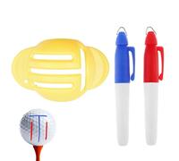Generico Marcatore di Linee per Pallina da Golf | Gadget di Allineamento con Penna - Allineatore per Le Palline da Golf | per Tour, Pratica, Campo, Driving Range, Esterno, Giardino e Green
