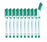 Generico Marcatori Cancellabili a Secco Punta Fine,10 Pezzi Penna Scrittura con Cancellino - Pennarelli Cancellabili 0,5 mm con,Ideali per Insegnanti Scuole Asili Attività Educative e Creative