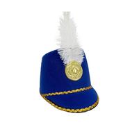 Generico Marching Band Hat - Role Play Toy Soldier | Cosplay Festival Headgear, Costume Accessory, Decorative Stage Performance Hat With/for Autumn School Holiday Party Everyday Wear Photo Events