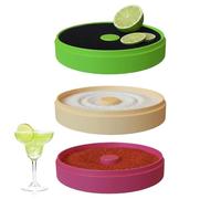 Generico Margarita Rimmer | Con Spugna E Vassoio Riutilizzabile A 3 Livelli | Rimmer Per Zucchero E Per Cocktail | Ideale Per Feste, Vacanze, BBQ, Compleanni, Lime, Zucchero, Bloody Mary