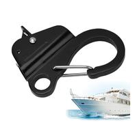 Generico Marine Hook, Quick Release Clip, 5.8in Knotless System for Speed Boats Metal Boating Tool Outdoor Accessory Hook for Fishing Camping Luggage Outdoor Use for River Lake Travel