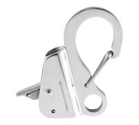 Generico Marine Hook, Quick Release Clip, 5.8in Knotless System for Speed Boats Metal Boating Tool Outdoor Accessory Hook for Fishing Camping Luggage Outdoor Use for River Lake Travel
