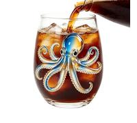 Generico Marine Life Glassware | Octopus Wine Glass | Coastal Decor