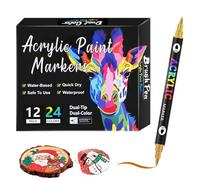 Genérico Markers Double Sided | Drawing Pens Strong Material,H Alloween Art Markers Sketching Painting Pens For Adult Kids Drawing Sketching Supplies