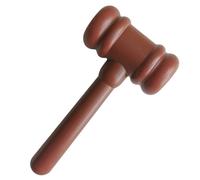 Generico Martelletto Giudice Giocattolo - della Giustizia, Giocattolo martelletto Tribunale, creatore di Suoni per la Giustizia, Accessorio legale Finto, Oggetto da Gioco educativo sulla l