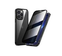 Generico Marvulur Phone Case, Marvulur Powerful Anti-Peep Magnetic Phone Case, Full Body Shockproof Clear for iPhone16/15/14 Pro Max (15pro,Black)