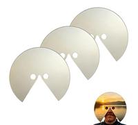 Generico Maschera a specchio - Quello che sto guardando, Specchio montato sulla testa, Specchi anti-selfie montati sulla testa, Accessorio per il viso riflettente montato sulla testa, per Video Arte