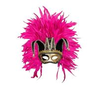 Generico Maschera Carnevale - Carnevale Veneziano Feste Maschere Piuma Eleganti Costume Decorazione Mardi Gras Cosplay Semimaschera Vintage Classica Travestimento Maschera