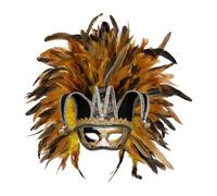 Generico Maschera Carnevale - Travestimento Carnevale Veneziano Semimaschera Eleganti Piuma Costume Feste Vintage Classica Maschere Mardi Gras Cosplay Decorazione Maschera