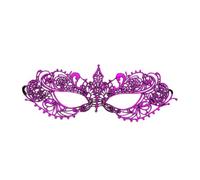 Generico Maschera Carnevale Veneziana Donna, Semimaschera Elegante per Ballo in Maschera e Cosplay, Taglia Unica Adulti, Leggera e Comoda, Stile Domino per Carnevale di Venezia