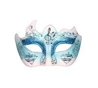 Generico Maschera Carnevale Veneziana Donna Uomo, Semimaschera Unisex Stile Domino, Comoda e Leggera per Ballo in Maschera, Cosplay e Eventi, Taglia Unica Adulti, Finiture Ben Curate