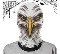 Generico Maschera da fantasma spaventoso,Maschera da fantasma di Halloween - Copricapo completo in rete divertente horror - in rete traspirante realistica spaventosa per Halloween Cosplay