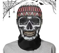 Genérico Maschera fantasma di Halloween, Maschera fantasma spaventosa | Cappello completo a rete divertente horror giocattoli divertenti | Costume spettrale di fa