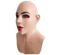 Generico Maschera femminile in lattice,Masquerade Masque per le donne - Copricapo di Halloween, Copertine per facce buffe, Masque per decorazioni in lattice per feste Cosplay, Puntelli per costumi