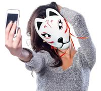 Generico Maschera Gatto Halloween | Maschere per le Feste in Maschera,Accessori per Costumi Feste Familiari Teatro Carnevale Cosplay Maschere per Spettacoli