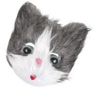 Generico Maschera Gatto Pelosa Realistica, Plastico Riutilizzabile | Selfie e Costume Cosplay, Effetto Realistico, Vestibilità Rapida, per Teatro e Carnevale