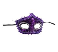 Generico Maschera Halloween Adulti, Maschere Halloween Donna | Maschera Donna Elegante Piume Velluto Fata Serata Party Accessorio Sfilata Lusso