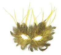 Generico Maschera Halloween Uomo, Maschera Donna Halloween | Elegante mascheras occhi glitterata accessorio festa donna mistero ballo mascherato lusso piume ricamo tessuto pregiato
