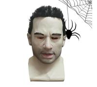 Generico Maschera In Silicone Intera In Lattice Di Halloween Da Uomo - Realistica Antirughe Umana Faccia Finta Per Cosplay Di Partito - Per Anziani Stranieri