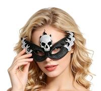 Generico Maschera Mascherata Halloween Donna Mezzo Viso da Festa