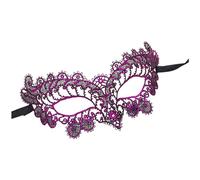 Generico Maschera per Occhi da Pavone in Pizzo, Maschera a Metà Viso per Carnevale, Halloween, Ballo di Natale e Performance, Accessorio da Mascherata Adulti, One Size