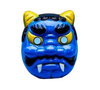 Generico Maschera Prajna singola for palcoscenico e cosplay | Fantasma giapponese, stile demone, unisex, plastica, festa, performance, oggetto di scena