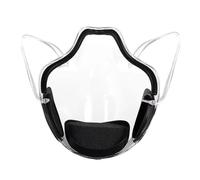 Generico Maschera protettiva per il viso Maschera completamente trasparente Visiera protettiva in plastica Attrezzatura di protezione completa per il viso di sicurezza per unisex e adulti