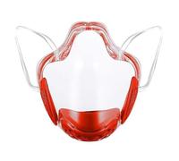 Generico Maschera protettiva per il viso Maschera completamente trasparente Visiera protettiva in plastica Attrezzatura di protezione completa per il viso di sicurezza per unisex e adulti