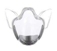 Generico Maschera protettiva per il viso Maschera completamente trasparente Visiera protettiva in plastica Attrezzatura di protezione completa per il viso di sicurezza per unisex e adulti