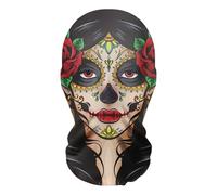 Genérico Maschera spaventosa di fantasma,Maschera horror di Halloween - Copricapo completo a rete divertente horror giocattoli divertenti di maschera di fantasma, costume m