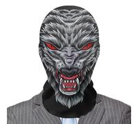 Genérico Maschera spaventosa di Halloween,Maschera spaventosa di fantasmi | Copricapo completo a rete divertente horror giocattoli divertenti per maschera horror | Copertura facciale elastica e