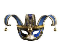 Generico Maschera Veneziana Bianca - Maschera Carnevale Volto Larve Tradizionale per Uomo e Donna, per Feste in Maschera, Carnevale Veneziano, Teatro, Collezione, Masquerade e Cosplay