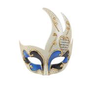 Generico Maschera Veneziana Donna Unisex, Semimaschera per Carnevale Veneziano e Masquerade, Taglia Unica Adulta, Leggera e Confortevole, Ideale per Cosplay, Stile Domino Elegante