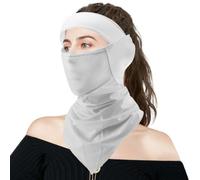 Generico Maschera Viso UV | Copertura Viso UV Protezione Solare | Bandana Sciarpa Fresca UPF 50 Unisex per Sport Outdoor Campeggio Ciclismo Escursionismo Spiaggia Vacanze