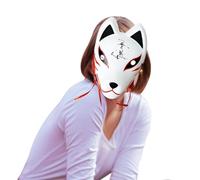 Generico Maschere che coprono completamente le facce di - maschere per demoni giapponesi, perfette per il gioco di ruolo di Halloween e cosplay anime | per oggetti di scena in maschera, ev