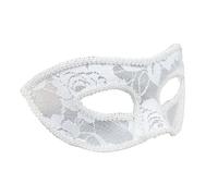 Generico Maschere Halloween Donna, Maschera Uomo Halloween | Mascheras Trasparente in Pizzo Elegante per Donna - Decorativo con Ricami Floreali Accessorio Party Copertura