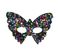 Generico Maschere Halloween Uomo, Maschera Donna Halloween | Maschera Farfalla Paillettes Perline Piume per Festa in Costume Principessa Accessorio Elegante Carnascialesco Decorazione