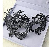 Generico Maschere Halloween Uomo, Maschere Halloween Donna | Mascheras da donna con pizzo floreale e dettagli occhi per feste eleganti accessorio raffinato