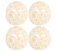 Generico Maschere per Viso Idratanti in Foglio 10 Pezzi Oro 24k, Maschera di Bellezza per Viso per Donne, Trattamento Quotidiano per Cura della Pelle e Regalo Pratico