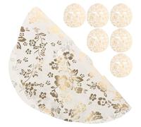 Generico Maschere Viso Idratanti Pratiche 10 Pezzi Foglia D’oro Maschera la Cura della Pelle Quotidiana per Donne Regalo Skincare