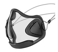 Generico Mascherina facciale trasparente lavabile riutilizzabile anti-condensa e traspirante con protezione anti-PM2 5 integrata per la difcontro della contaminazione da particelle