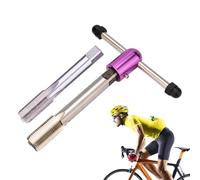 Generico Maschio Filettatore per Biciclette - Strumento di Sostituzione in Acciaio - Maschi per Filettatura Manuale con Manico,per Manutenzione Bici, Casa,